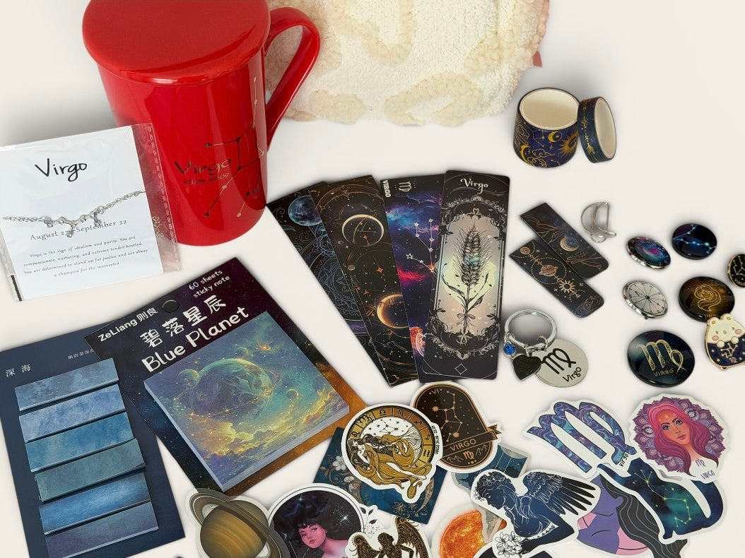 ♍ Virgo Zodiac Gift Box | Minimalist Astrology Gift Set