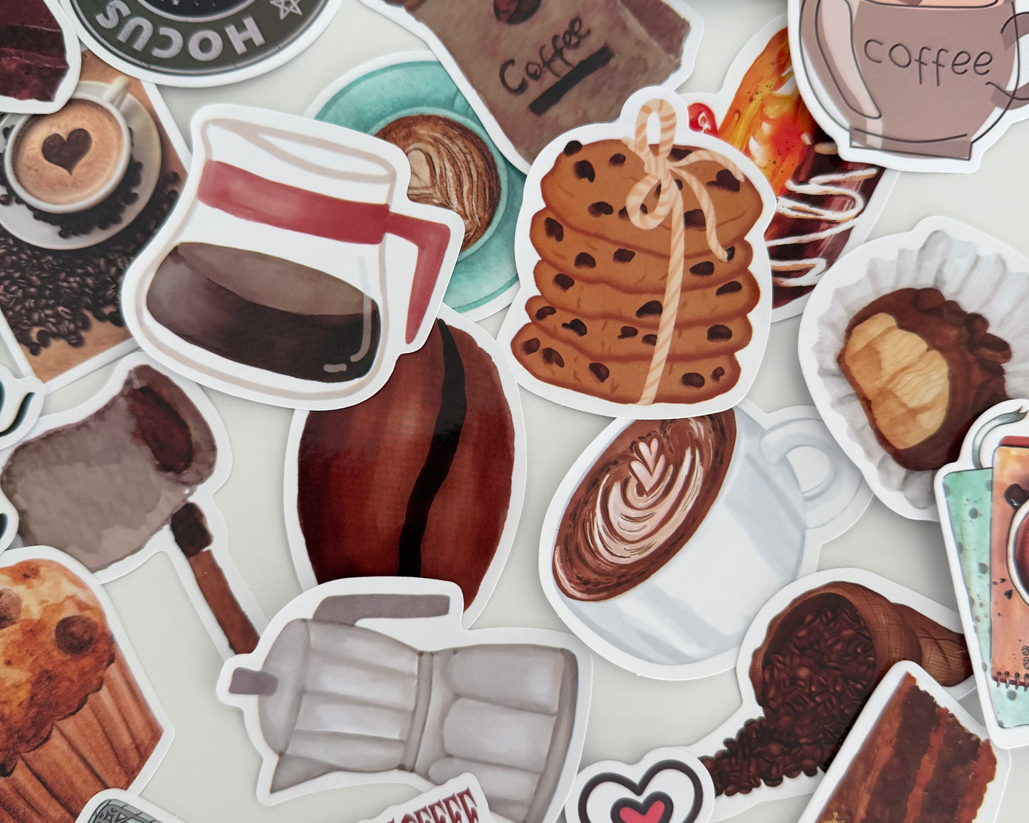 Coffee Lover Sticker Pack (10 pcs) ☕✨