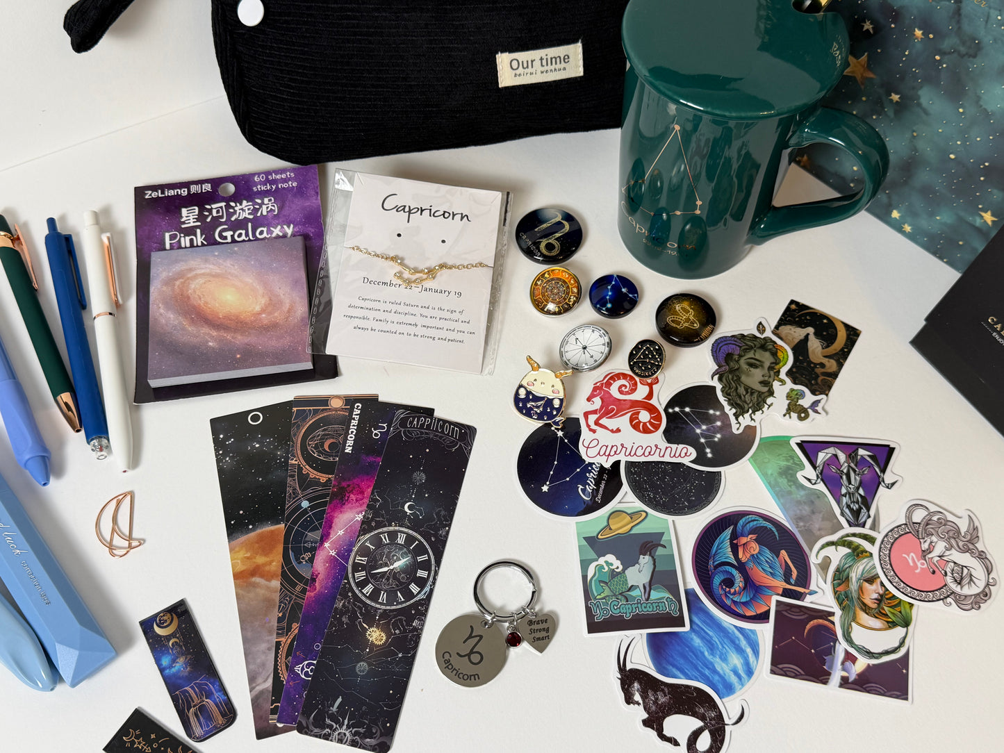 ♑ Capricorn Zodiac Gift Box | Elegant Astrology Gift for Capricorn