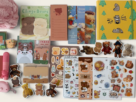 "Honey Hugs" Bear Stationery Set 🧸🍯 - Large