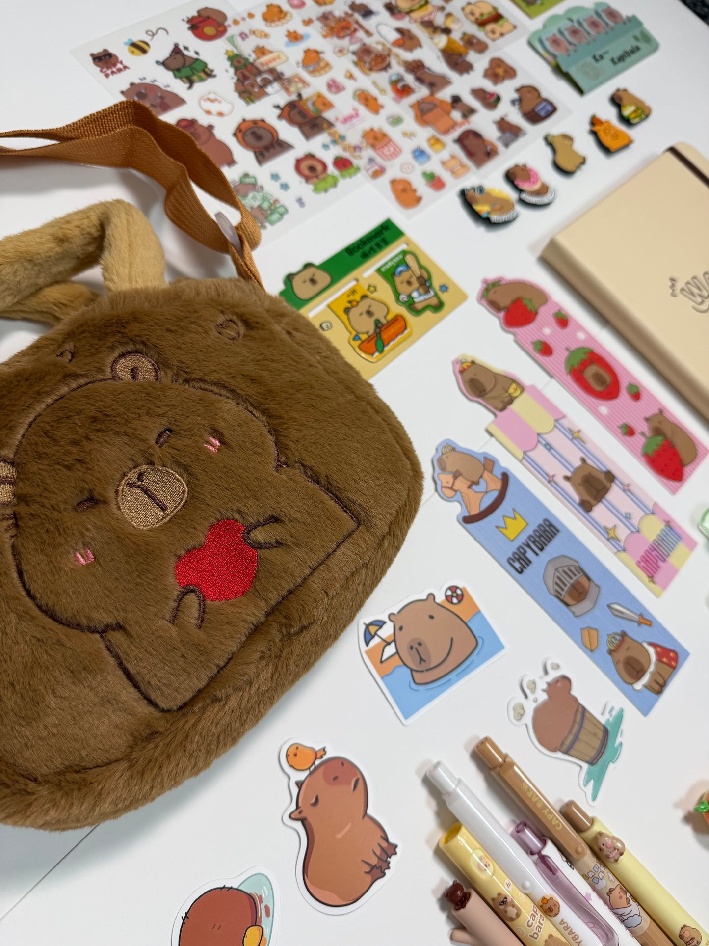 Capybara Stationery Set ₍ᐢ•(ܫ)•ᐢ₎ – XLarge