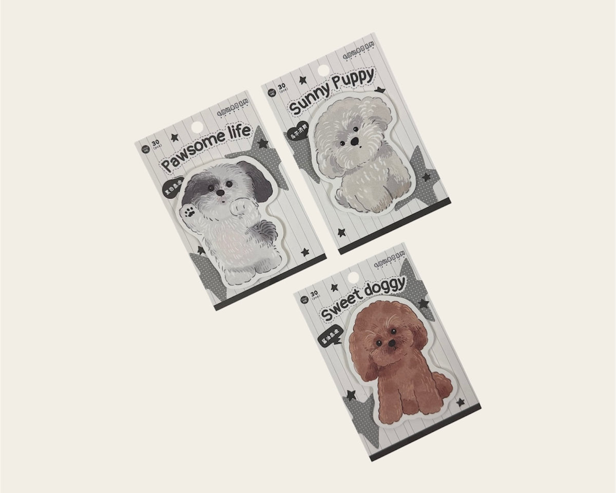 Cute Dog Sticky Notes β Puppy Memo Pads