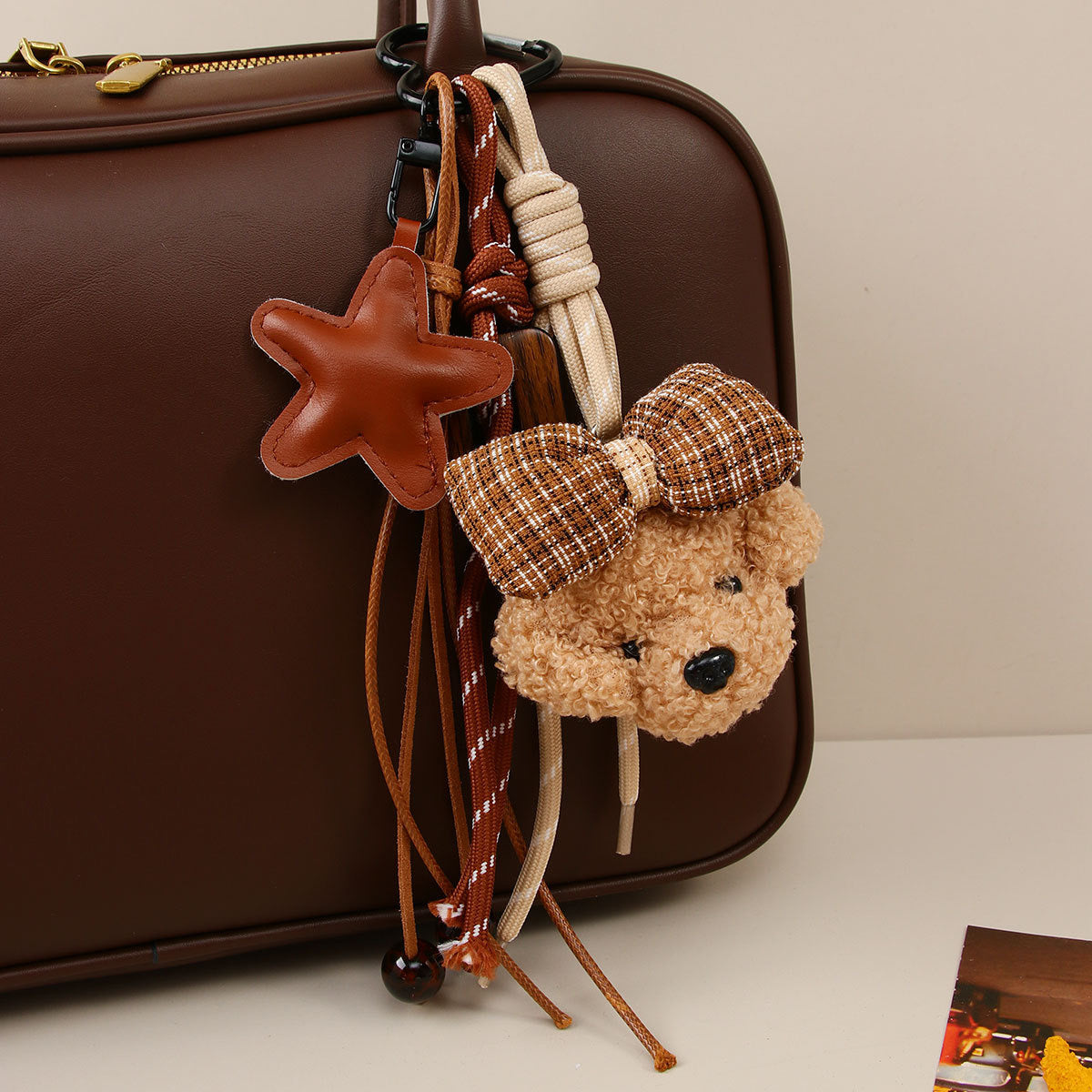 Starry Teddy Bag Charm