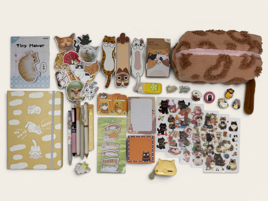 Cat Stationery Set 🐾 — Large