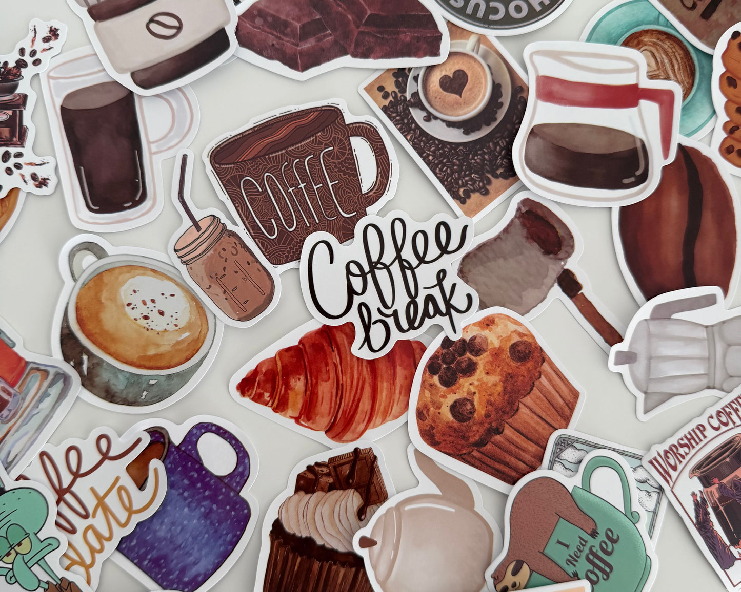 Coffee Lover Sticker Pack (10 pcs) ☕✨