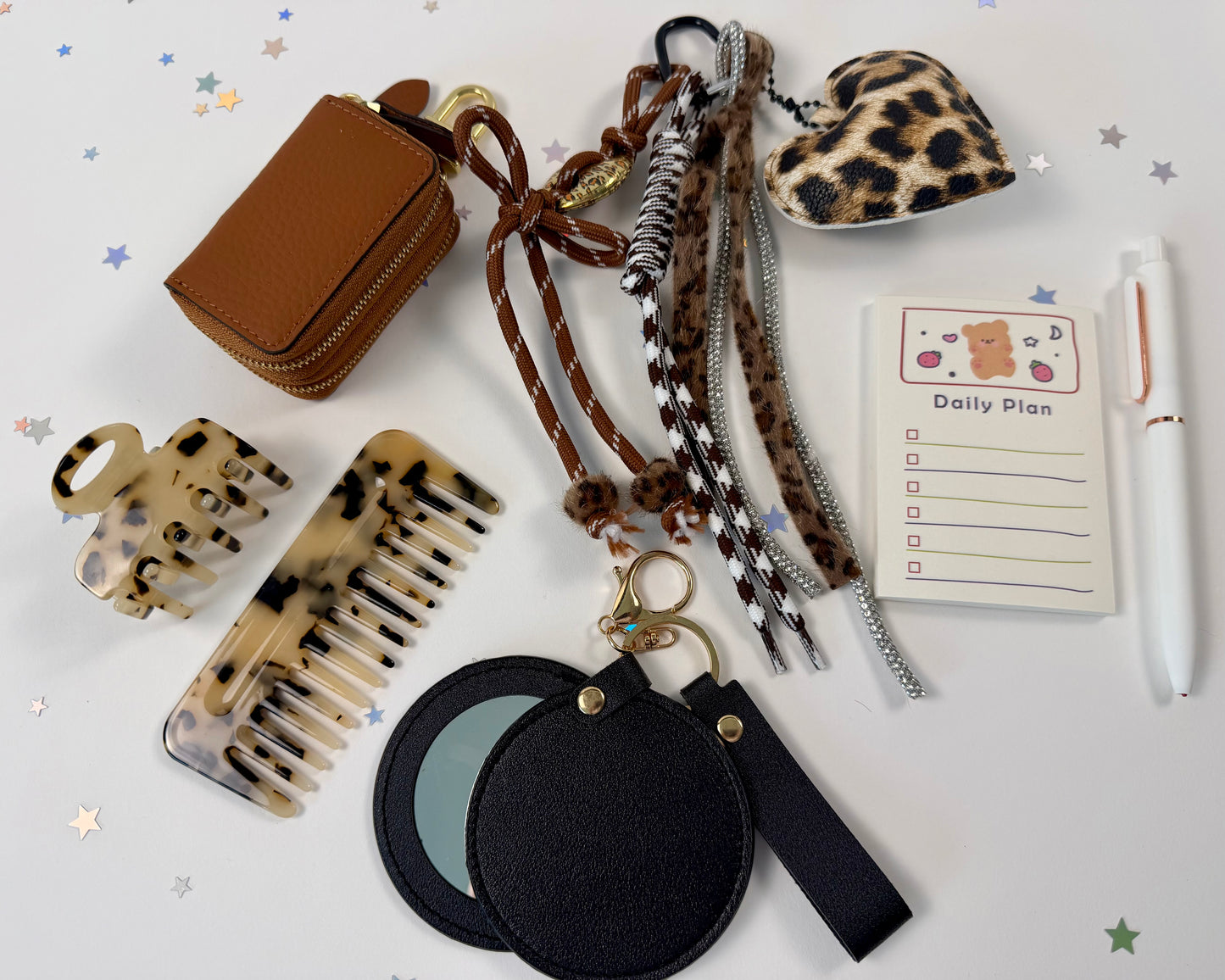 Brown Aesthetic Bag Essentials Kit 🤎