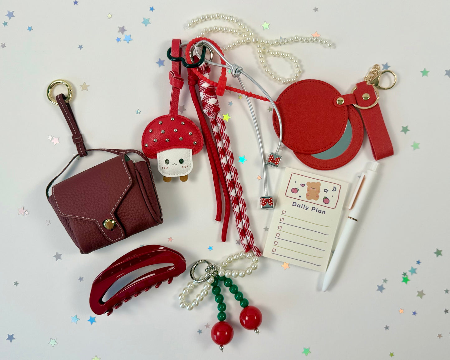 ❣️Red Aesthetic Mini Essentials Set