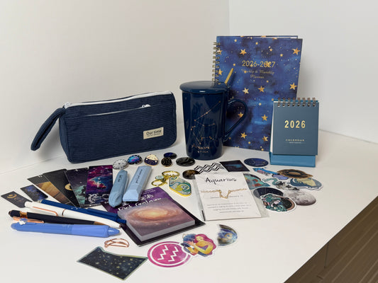 ♒ Aquarius Zodiac Gift Box | Unique Astrology Gift Set for Aquarius