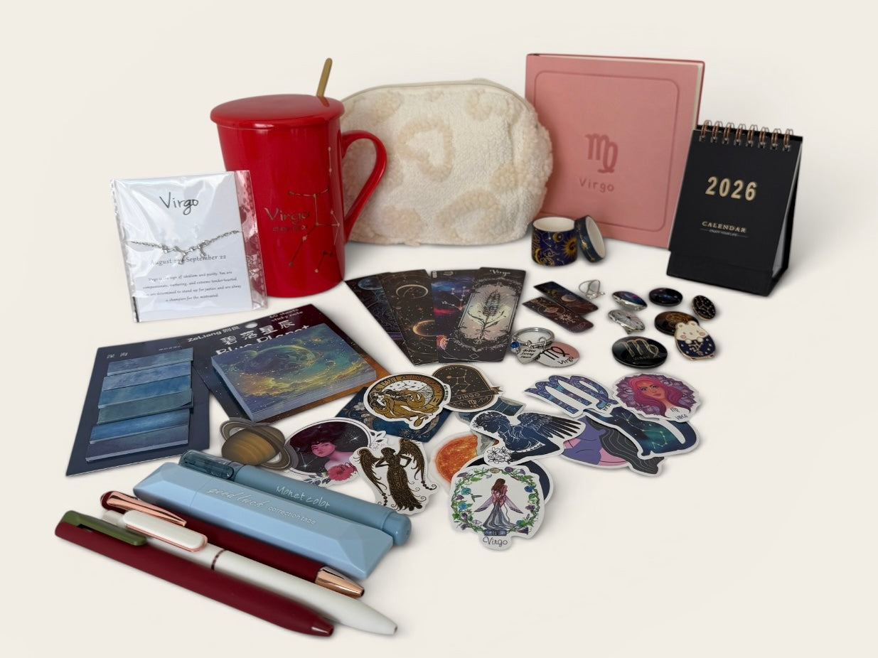 ♍ Virgo Zodiac Gift Box | Minimalist Astrology Gift Set