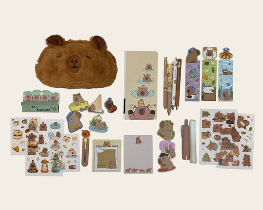 Capybara Stationery Set ₍ᐢ•(ܫ)•ᐢ₎