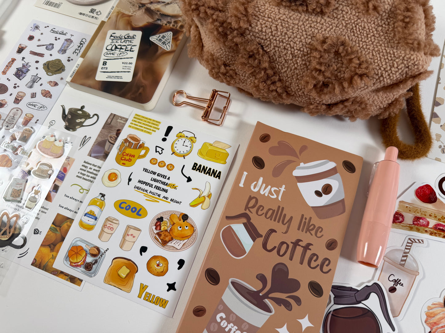 “Coffee Break" Aesthetic Stationery Set ☕️🤎 - Small