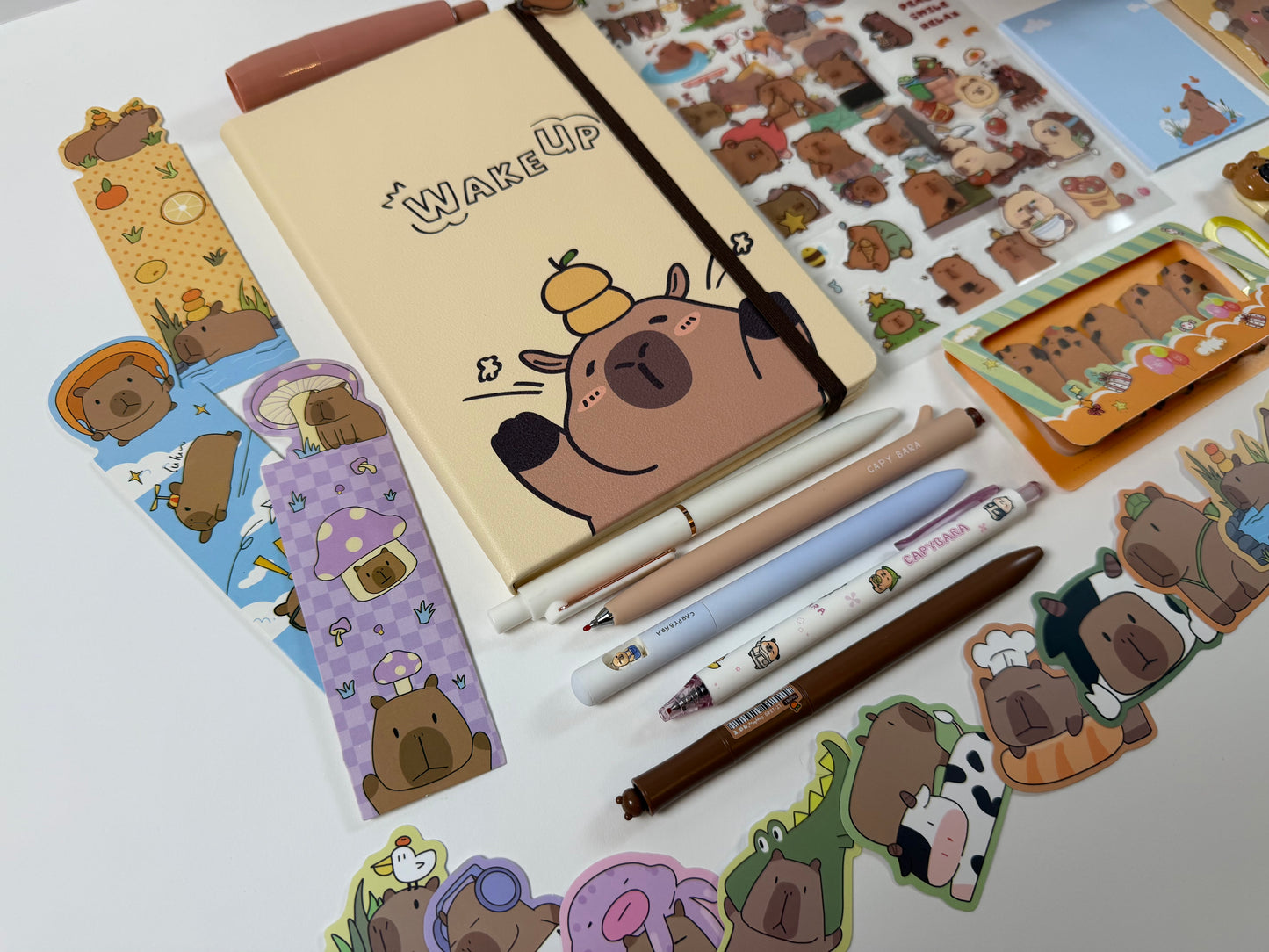 Capybara Stationery Set ₍ᐢ•(ܫ)•ᐢ₎ – Large
