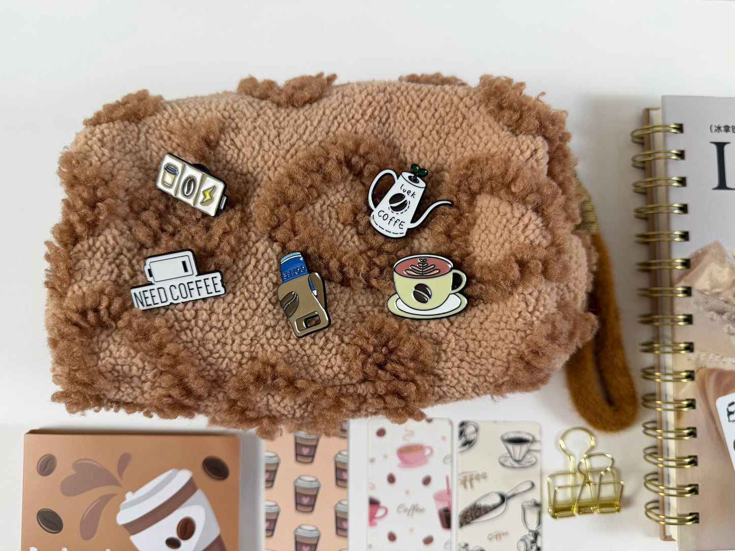 “Coffee Break" Aesthetic Stationery Set ☕️🤎 - Large