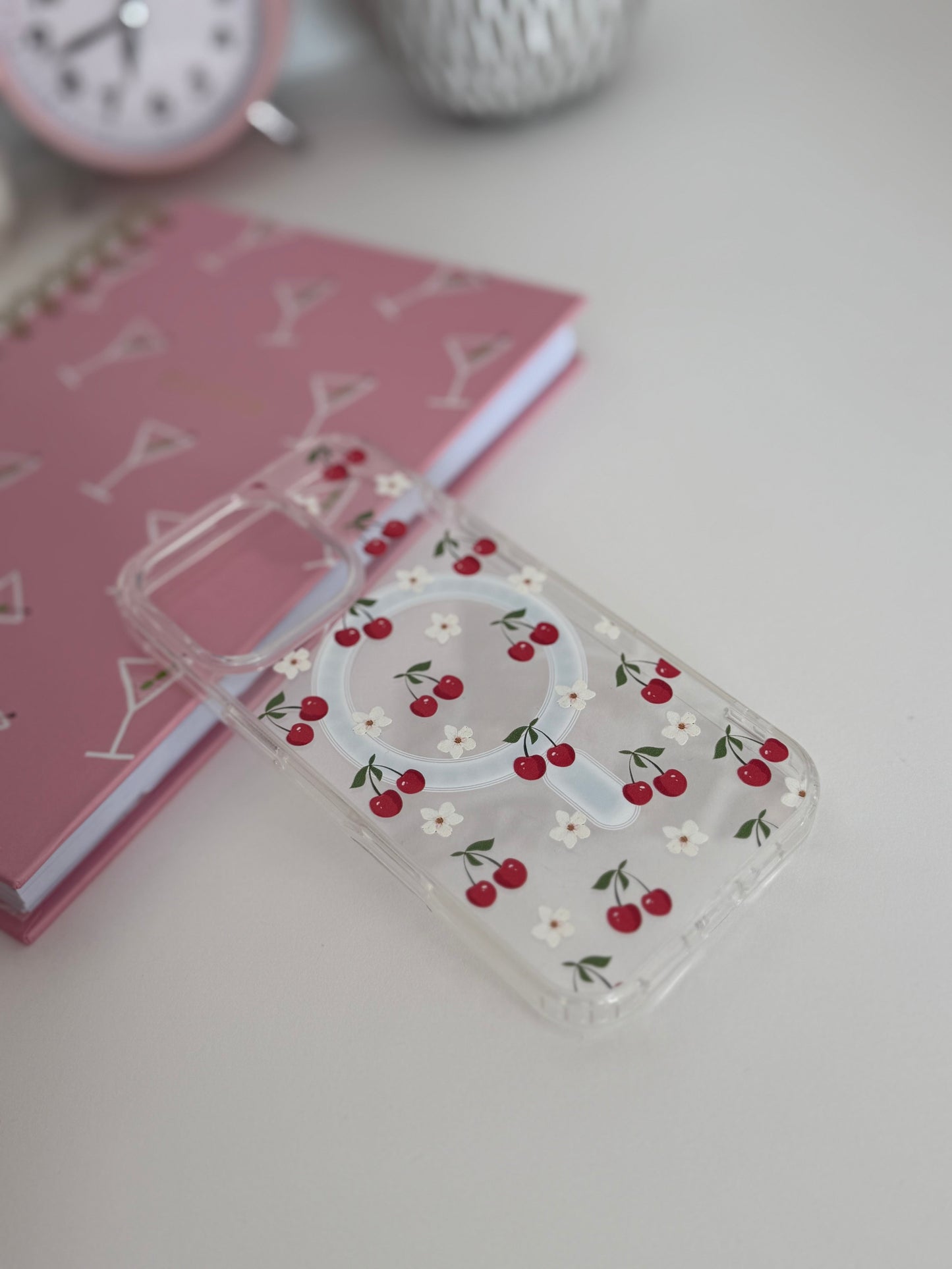 Silicone iPhone Cherry Blossom Case