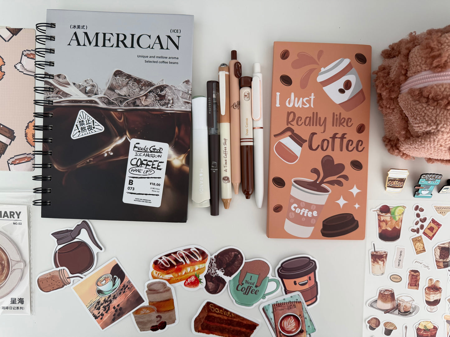 “Coffee Break" Aesthetic Stationery Set ☕️🤎 - Large
