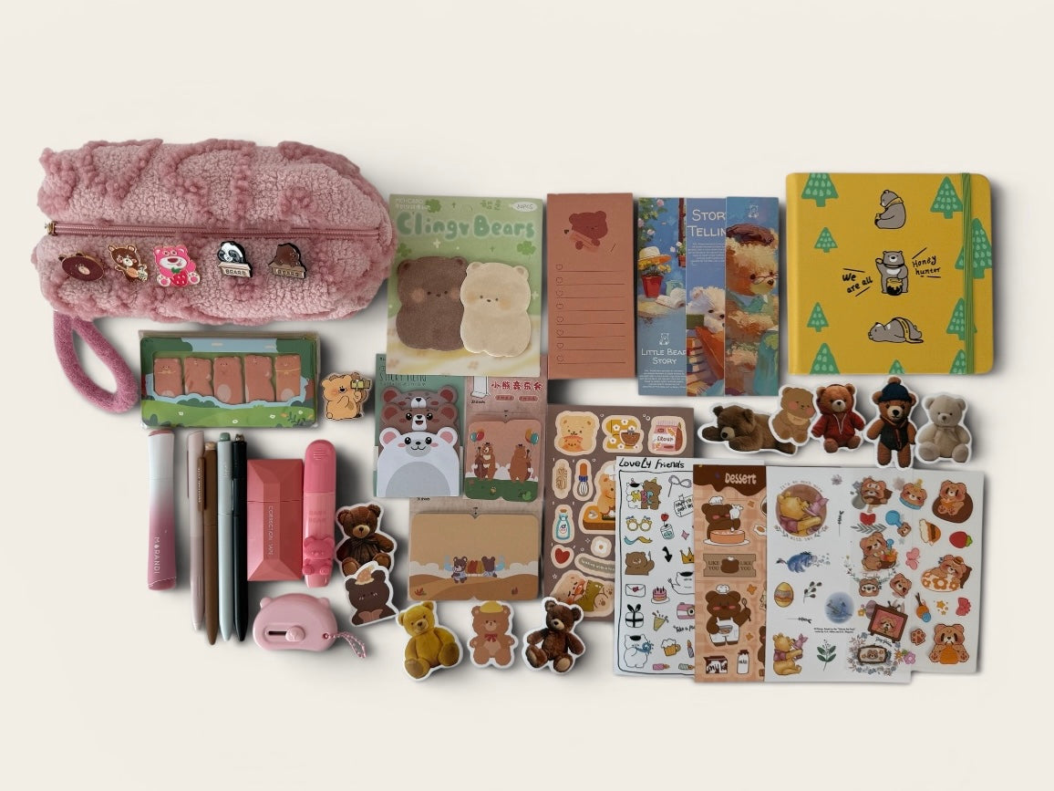 "Honey Hugs"  Bear Stationery Set 🧸🍯 - Large