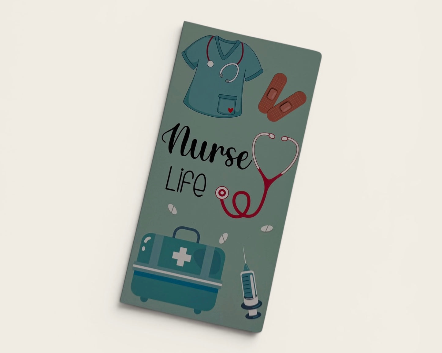 Medical-Themed Sticky Note Book