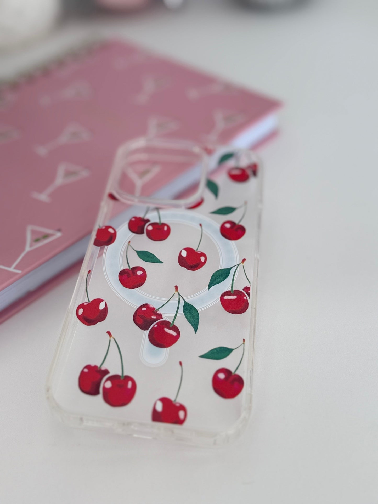 Silicone iPhone Cherry Bliss Case