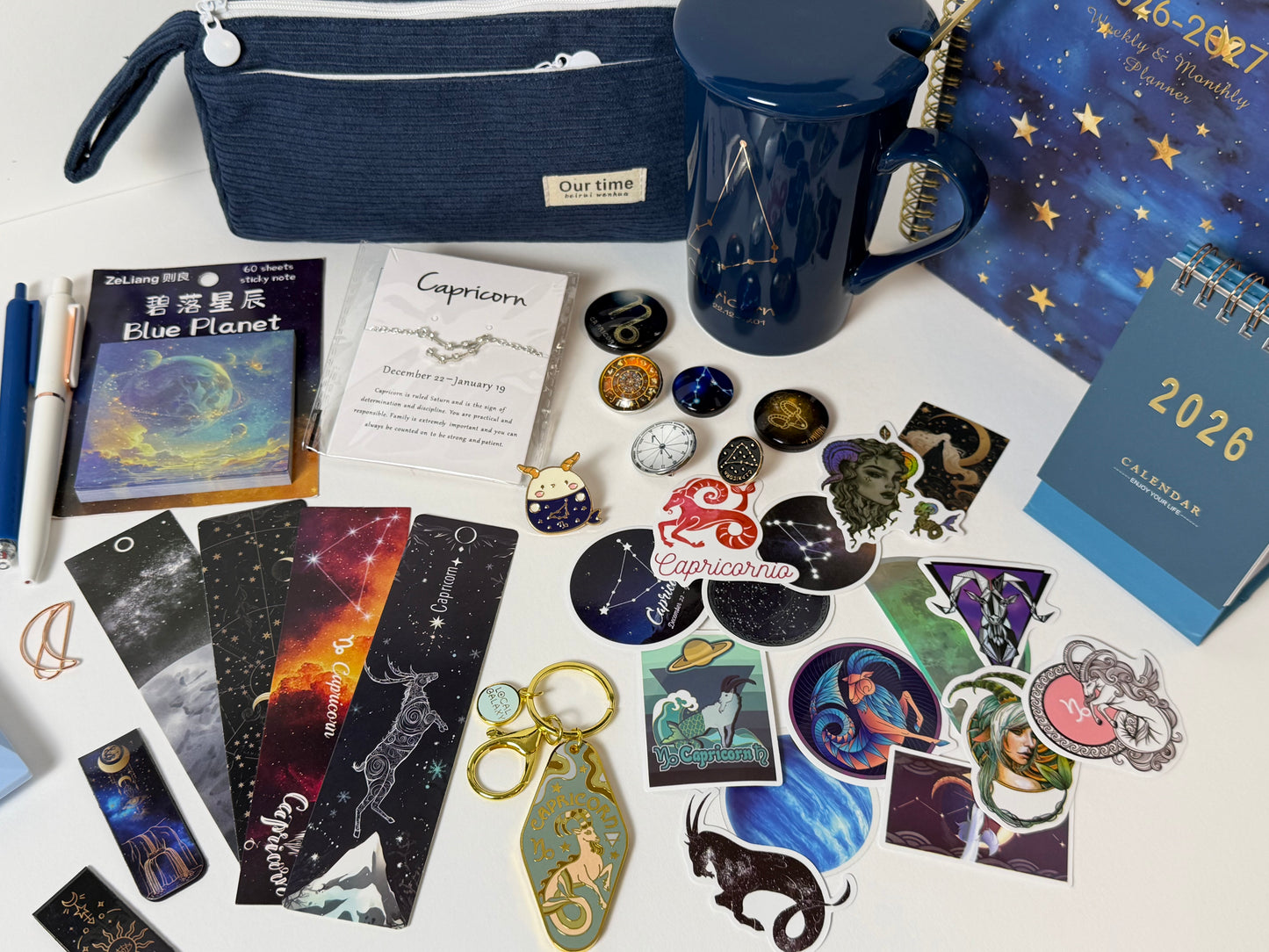 ♑ Capricorn Zodiac Gift Box | Elegant Astrology Gift for Capricorn