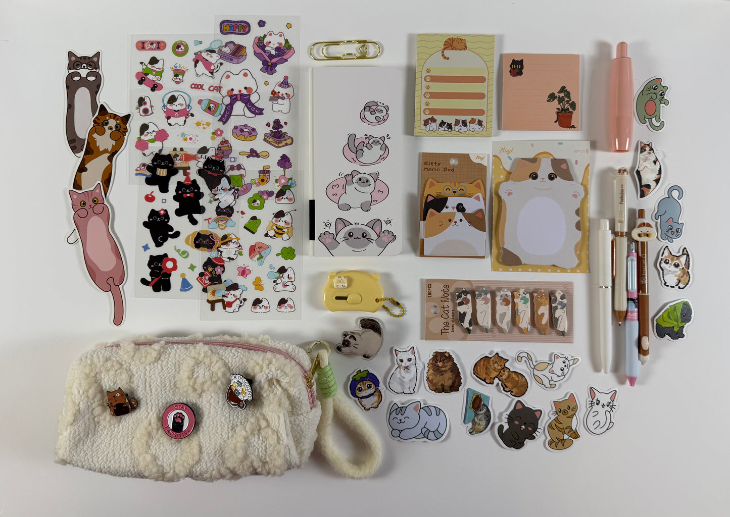 Cat Stationery Set 🐾 — Medium