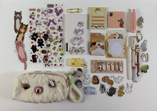 Cat Stationery Set 🐾 — Medium