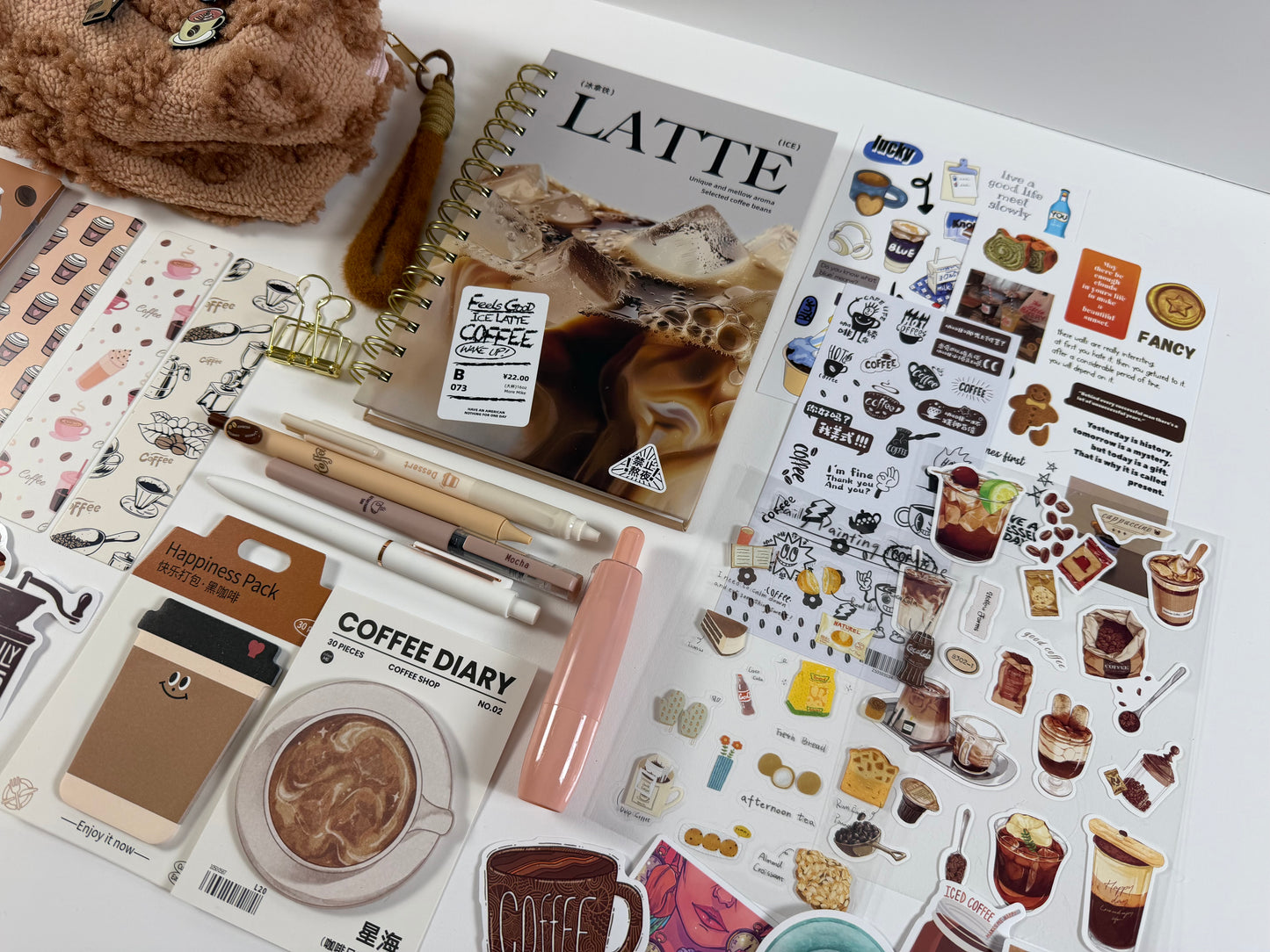 “Coffee Break" Aesthetic Stationery Set ☕️🤎 - Large