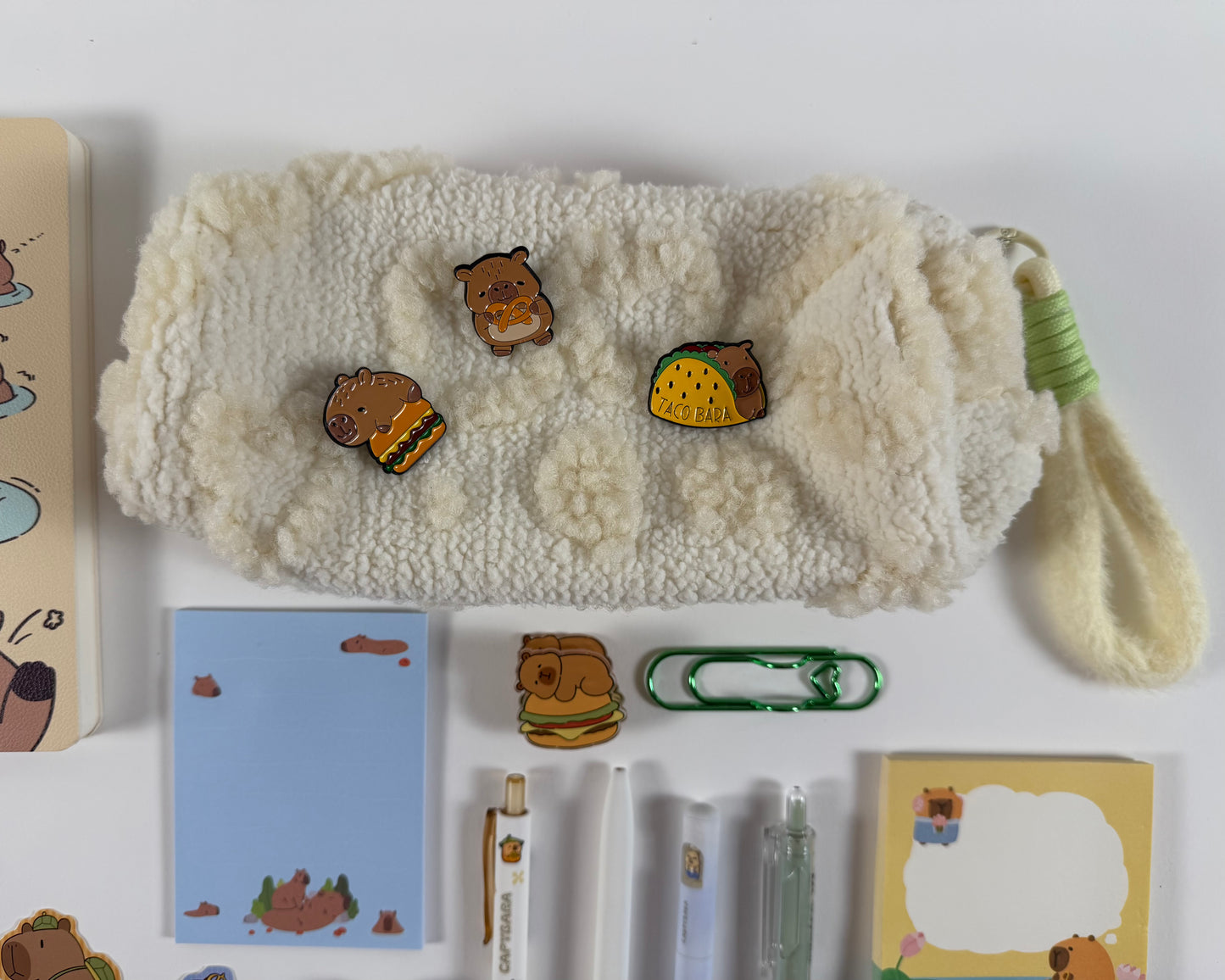 Capybara Stationery Set ₍ᐢ•(ܫ)•ᐢ₎– Medium