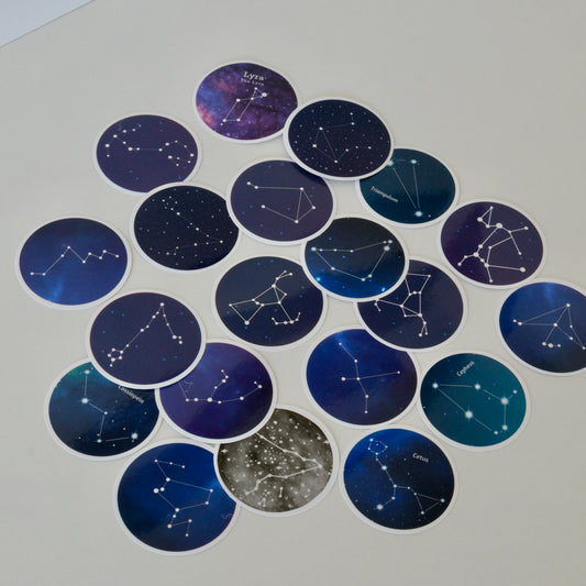 🌌 Constellation Sticker Set