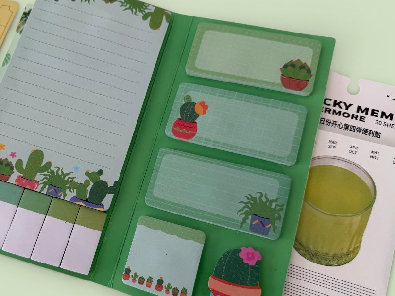 Aesthetic Stationery Box – Complete Desk Set (Notebook, Pouch & Accessories)