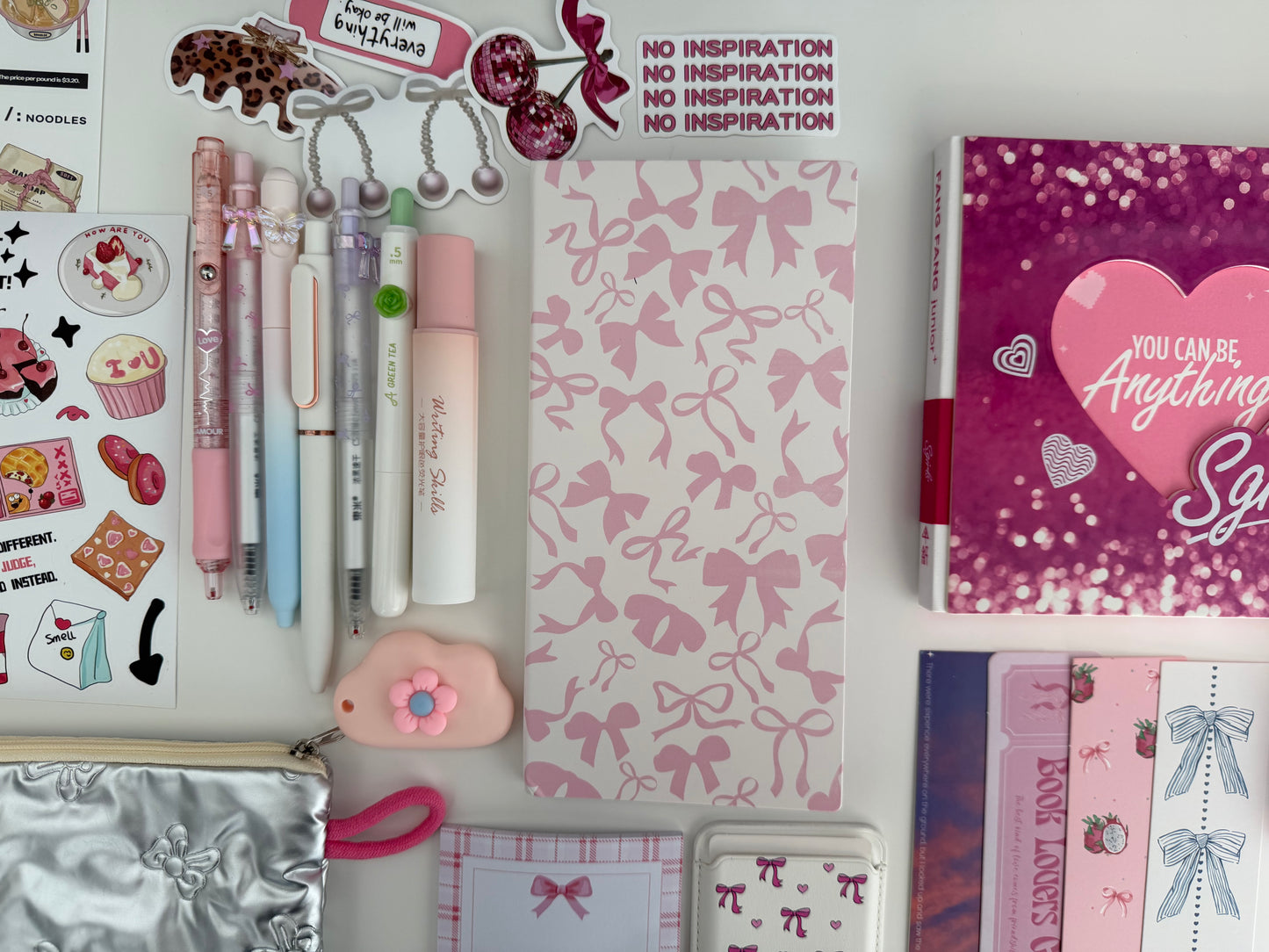 Pink Aesthetic Stationery Box – Cute Planner Set, Stickers, Pens & Desk Accessories Gift Box