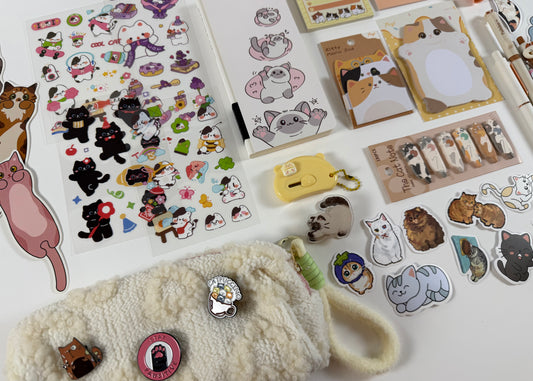 Cat Stationery Set 🐾 — Medium