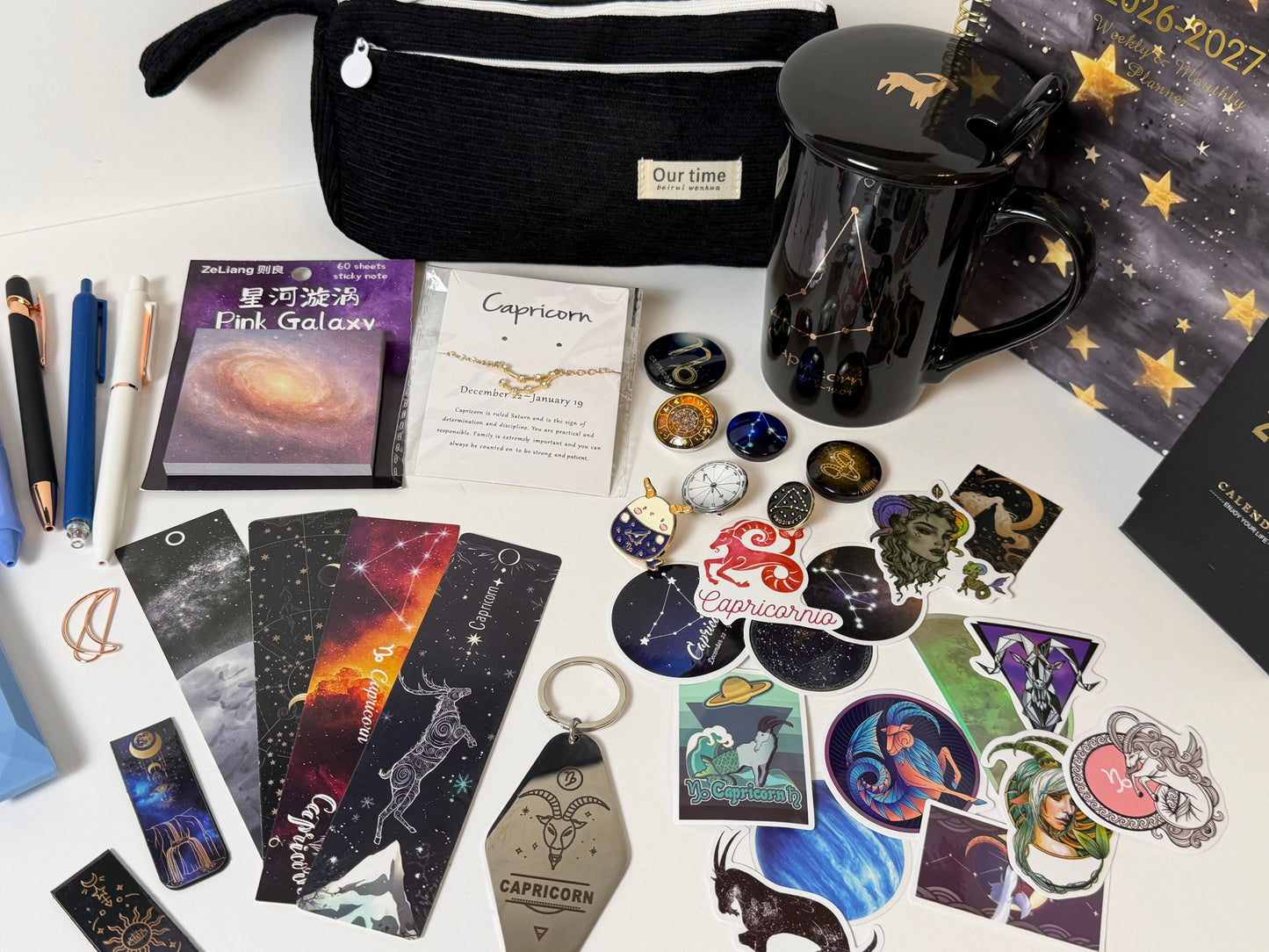 ♑ Capricorn Zodiac Gift Box | Elegant Astrology Gift for Capricorn