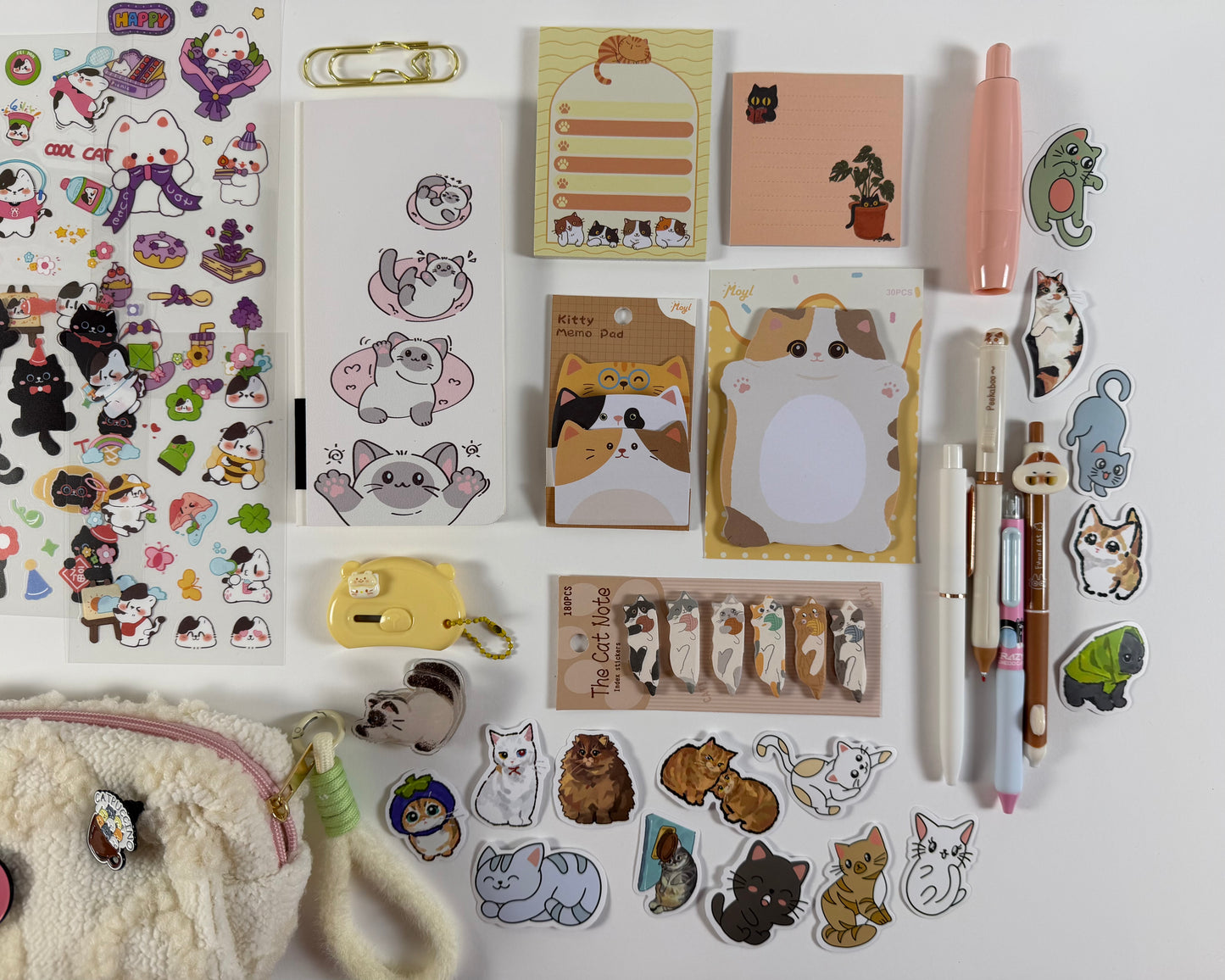 Cat Stationery Set 🐾 — Medium