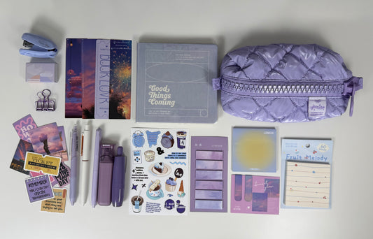 Pastel Stationery Box ☁️🩵