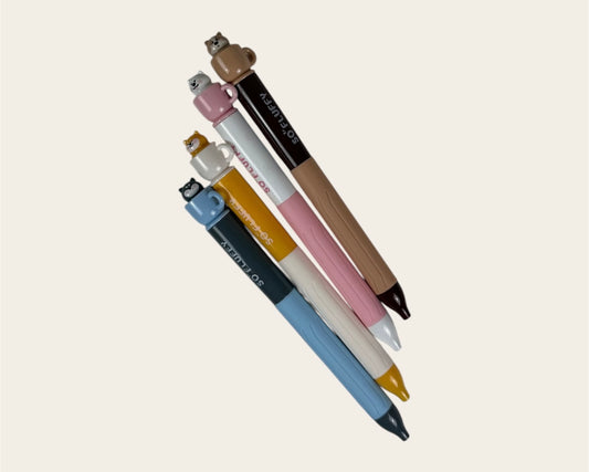 Cute Spinning Puppy Pen – Kawaii Dog Cup Gel Pen
