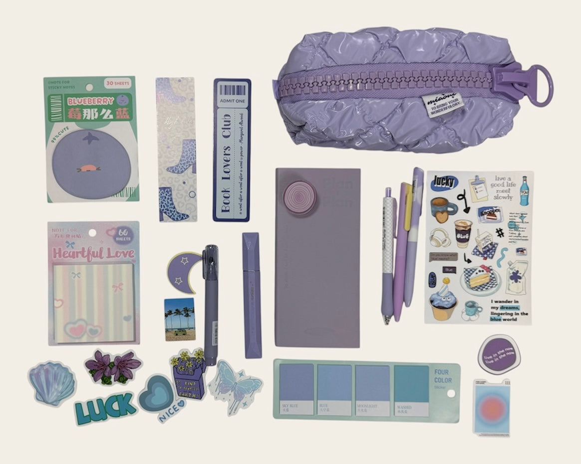 💜 Lavender Dreams Stationery Box