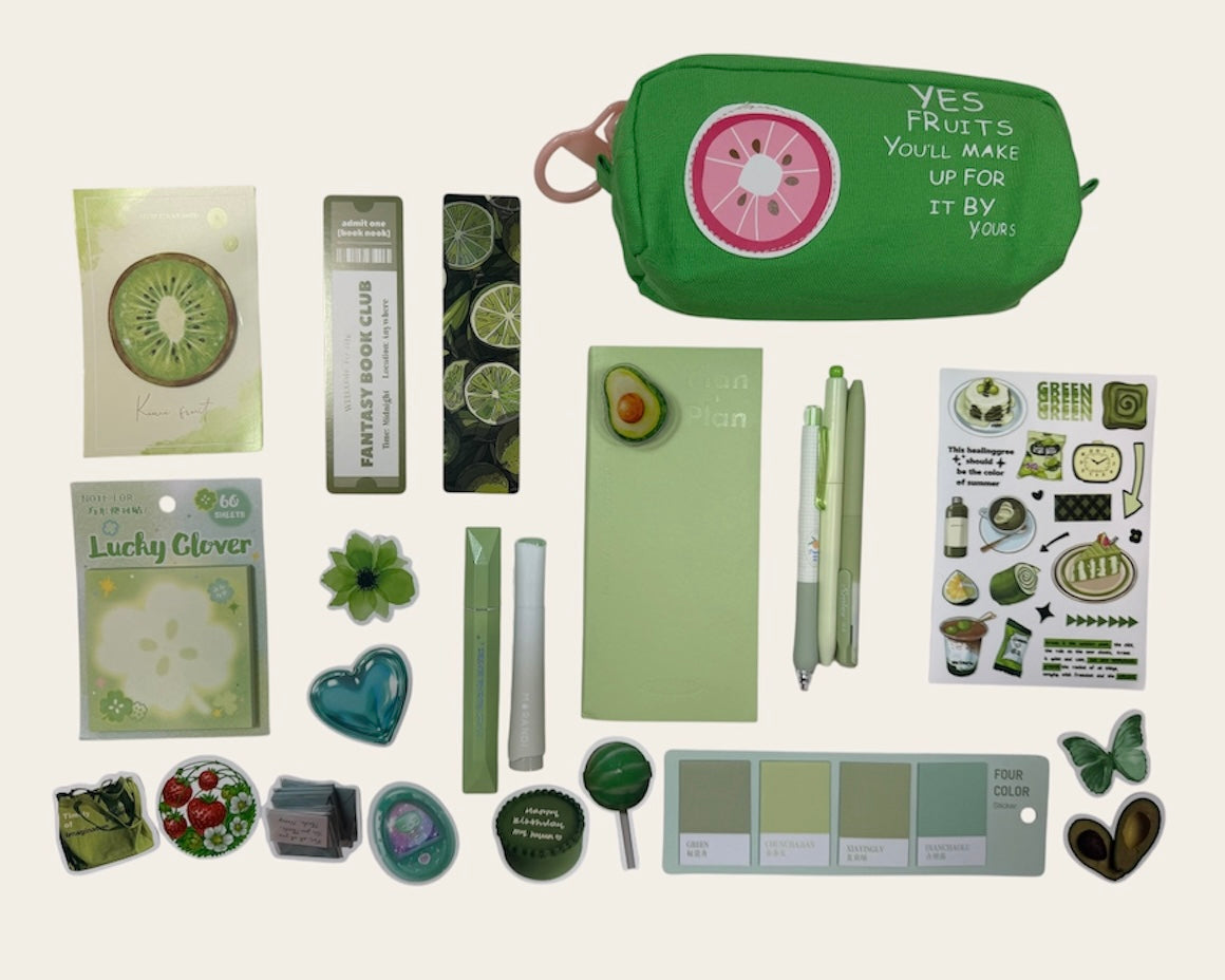 Sage Green Stationery Box 💚