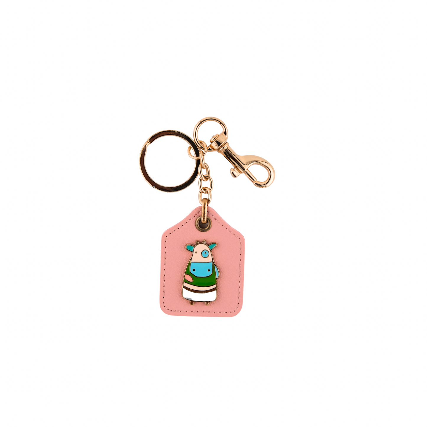 Pastel Cow Keychain