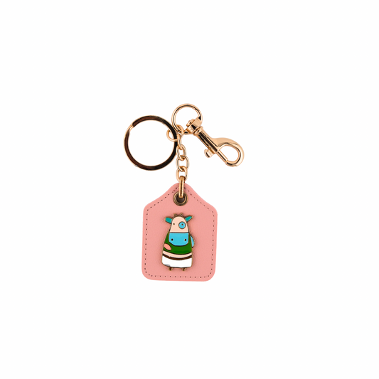 Pastel Cow Keychain