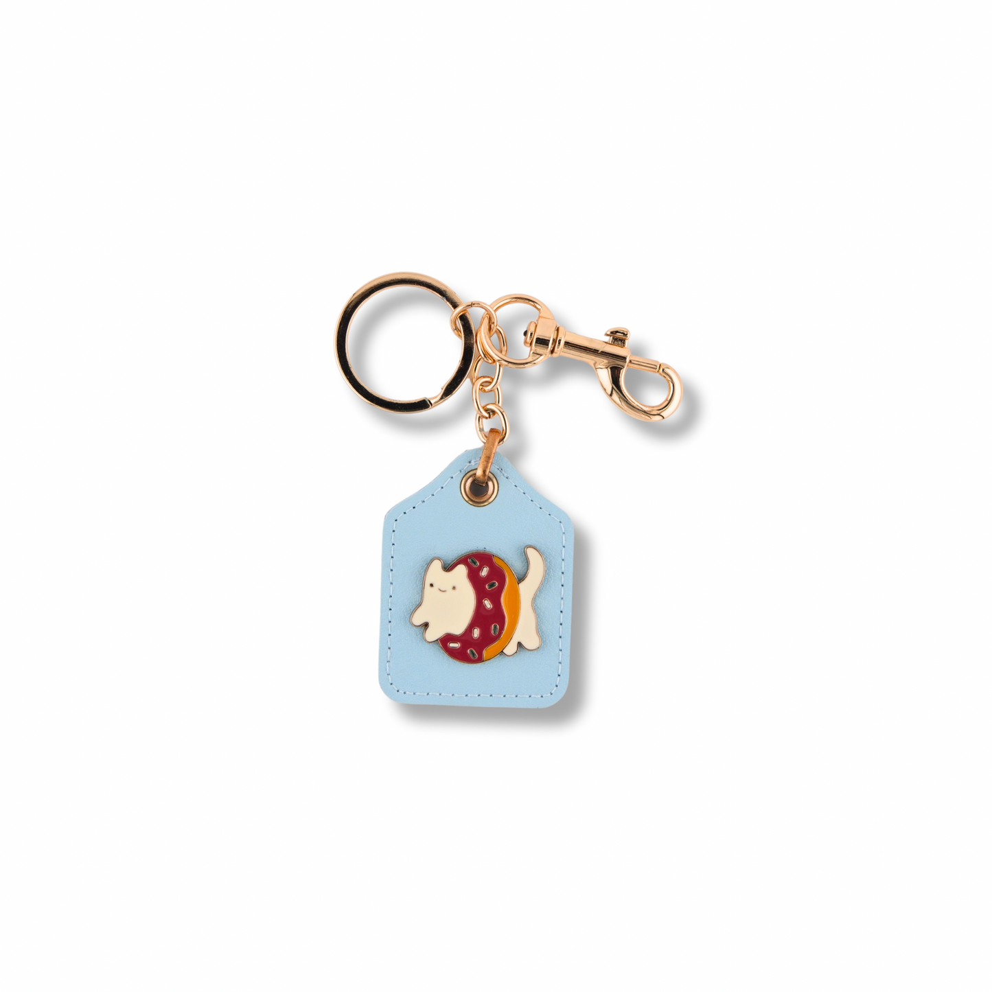 Donut Cat Keychain