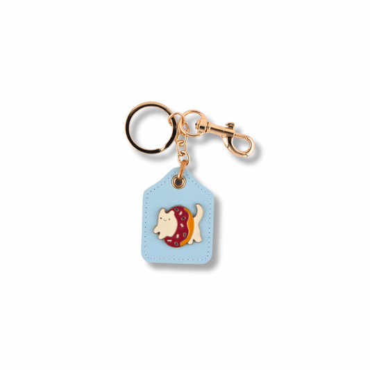 Donut Cat Keychain