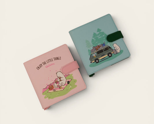 Cute Bear PU Leather Planner Notebook