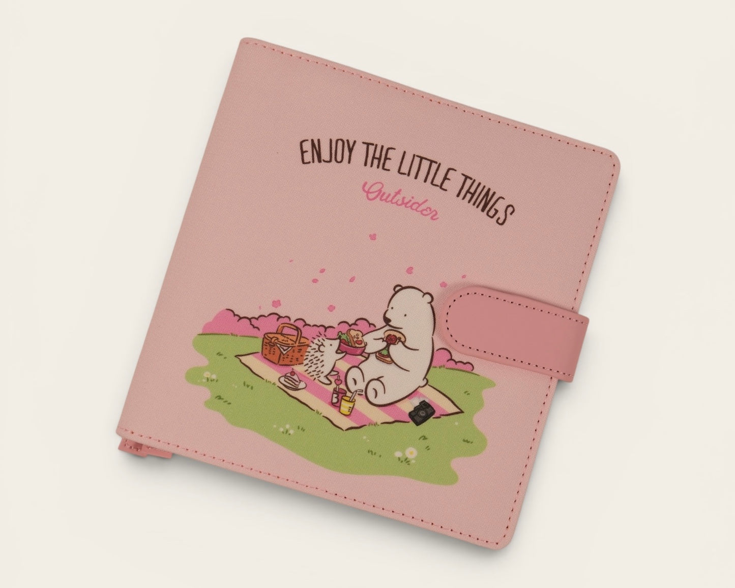 Cute Bear PU Leather Planner Notebook