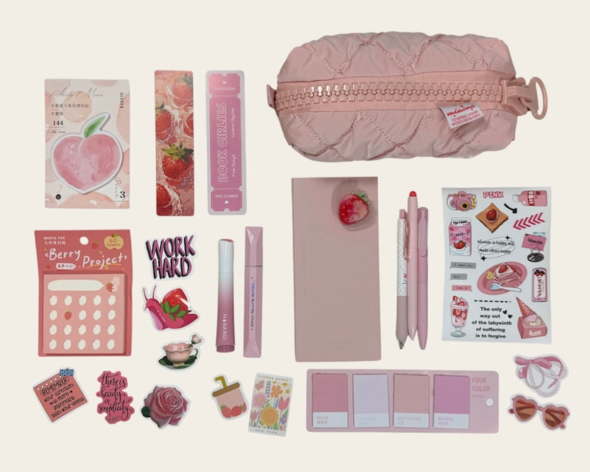 Blush Pink Stationery Box  🌸
