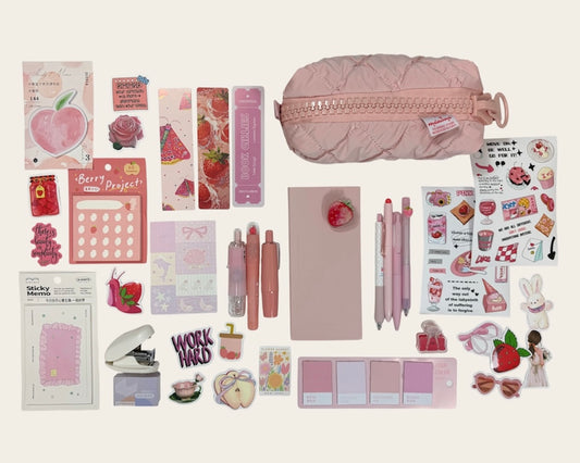 Blush Pink Stationery Box  🌸