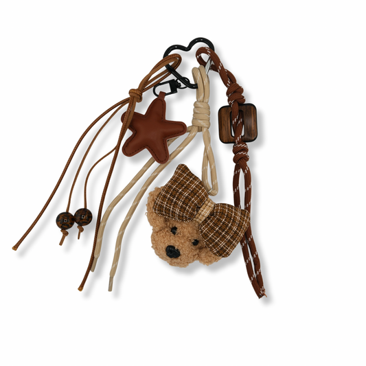Starry Teddy Bag Charm
