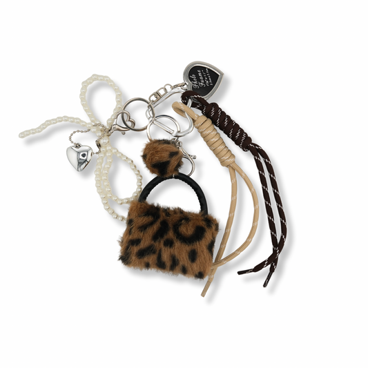 Leopard Mini Bag Charm