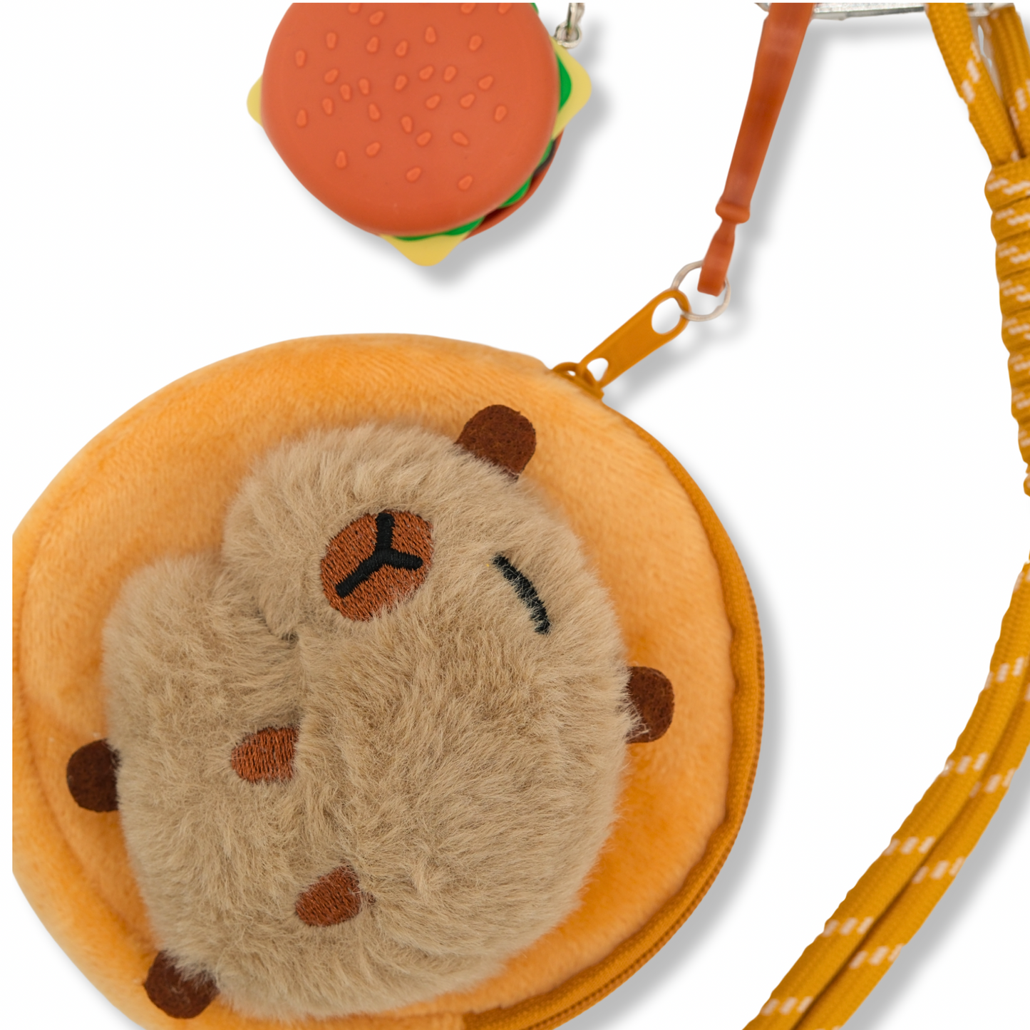 Capybara Coin Pouch & Burger Bag Charm