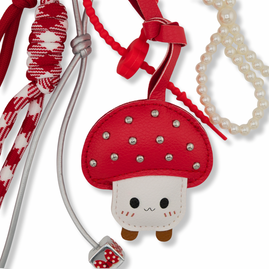 Lucky Mushroom Bag Charm