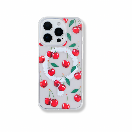Silicone iPhone Cherry Bliss Case
